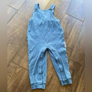 Blue Cotton Overalls Romper 12-18 months